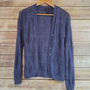 Doncaster Collection | Periwinkle Blue Cotton Cardigan S